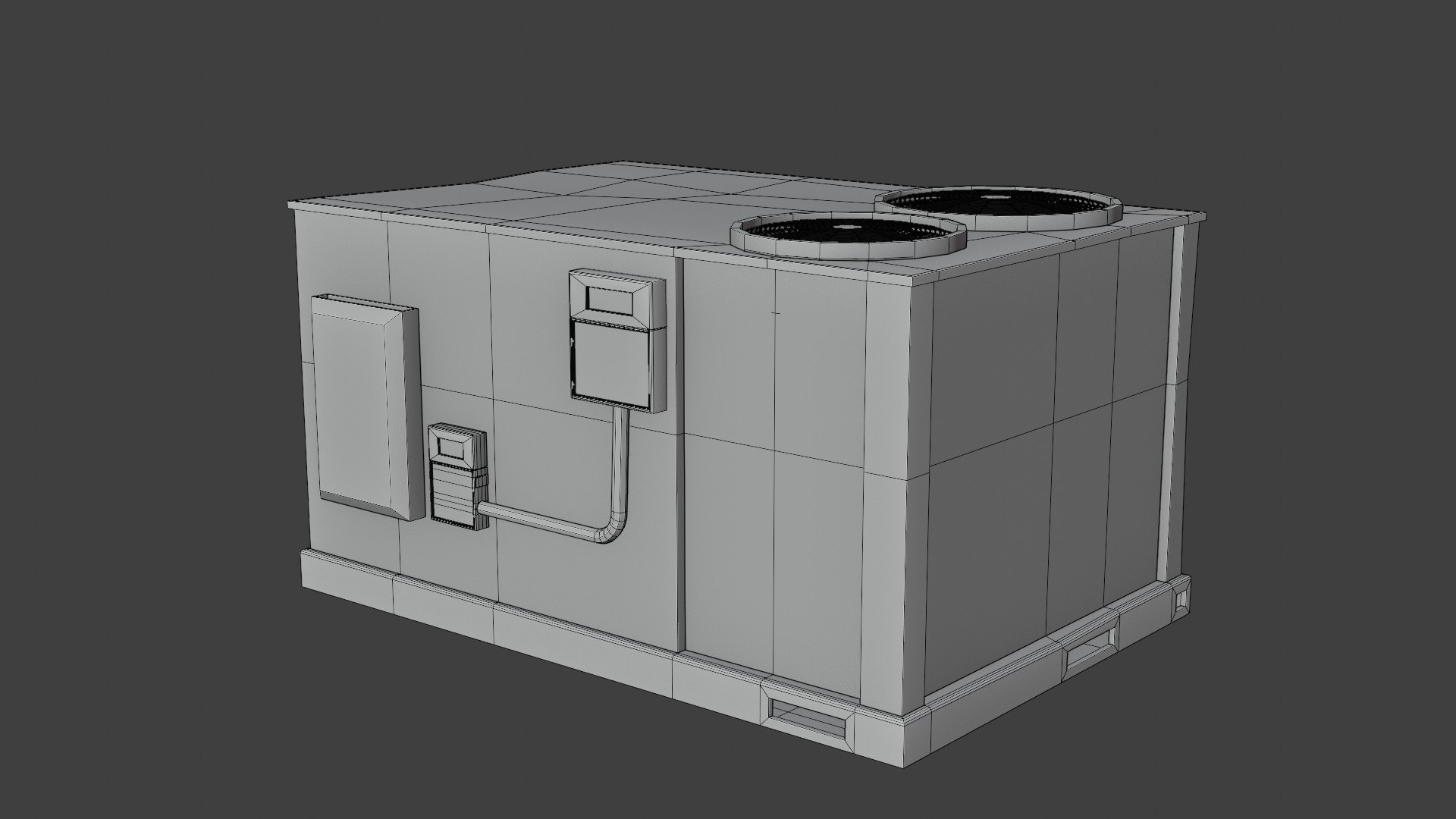 Ac Rooftop 3D Model - TurboSquid 2041364