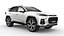 Kolekcja samochodów SUV 6 low poly