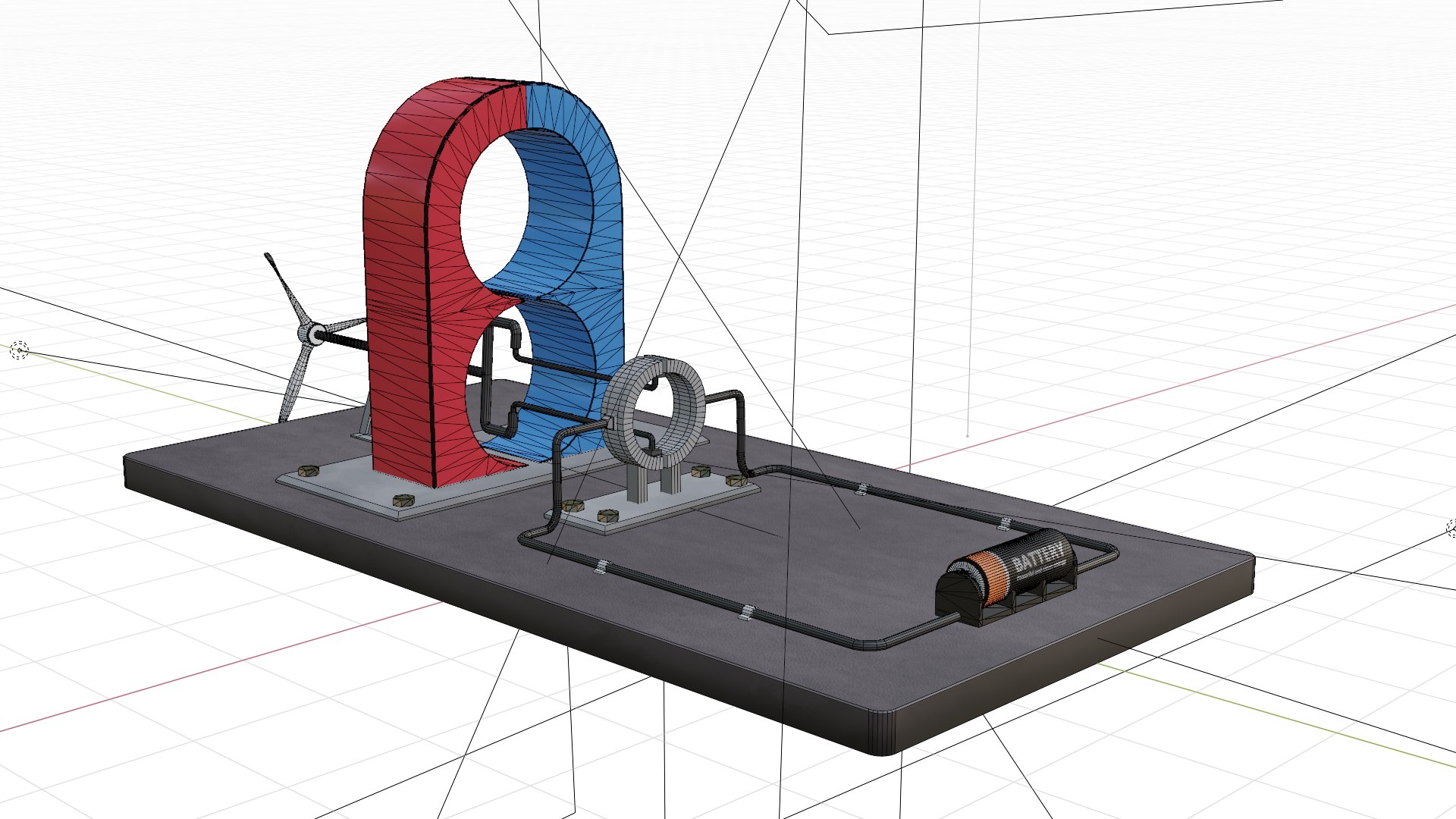3D Electric Motor Assembly Model - TurboSquid 2047744