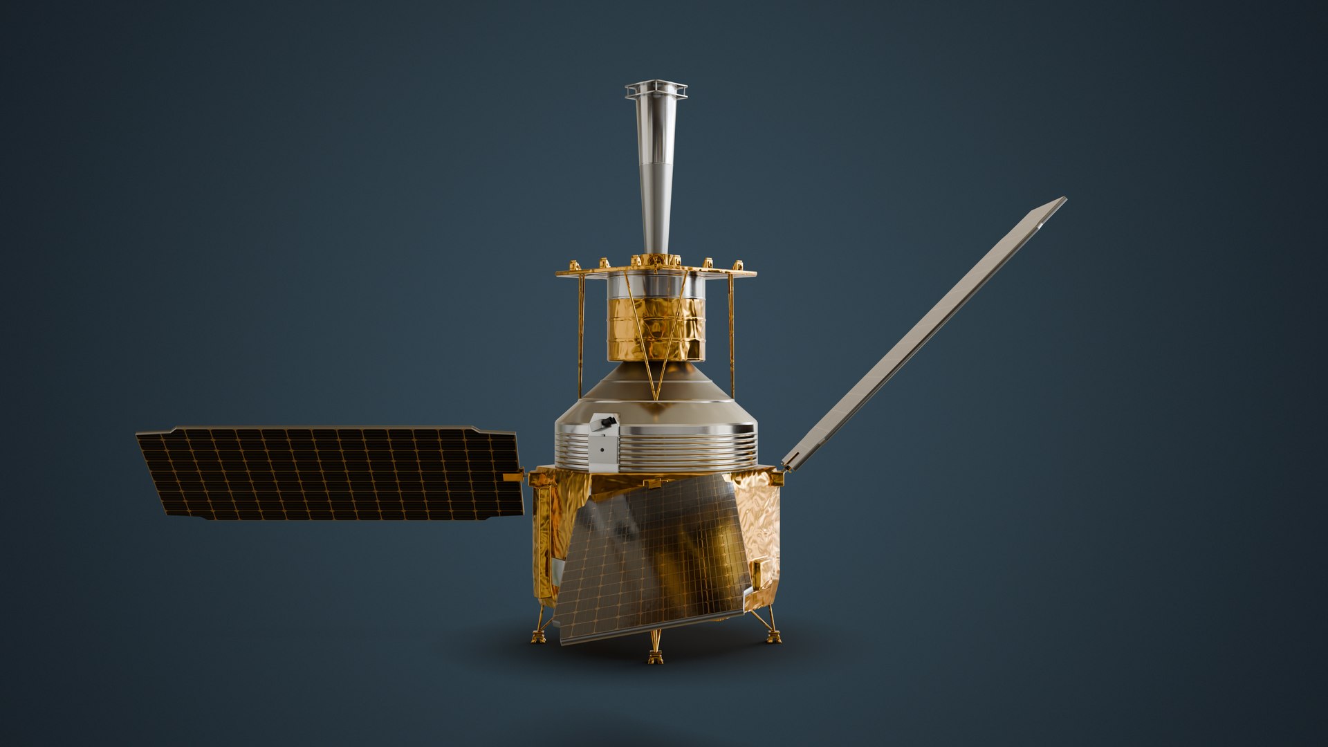 Gravity Probe 3D model https://p.turbosquid.com/ts-thumb/Wr/pzsQZB/2S/render_0007/jpg/1756862044/1920x1080/fit_q87/38a575f287d269b595dadd1b317525666dc93ccd/render_0007.jpg