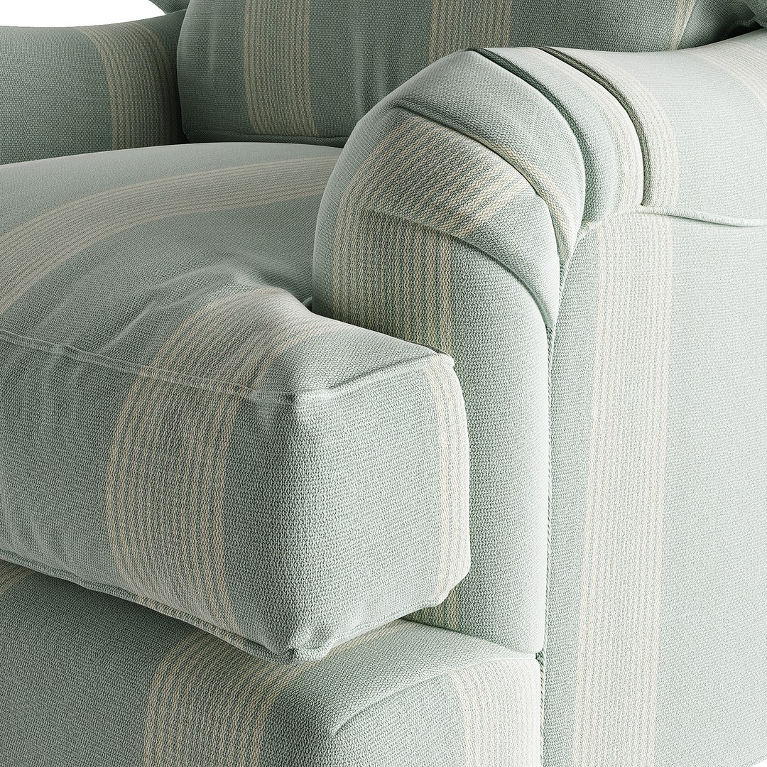 One Kings Lane Brooke Club Chair Model TurboSquid 2058421