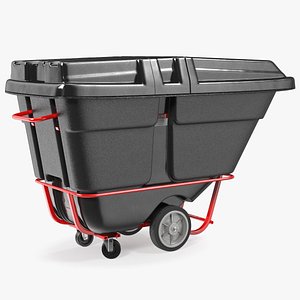 Industrial Uline Tilt Truck Black