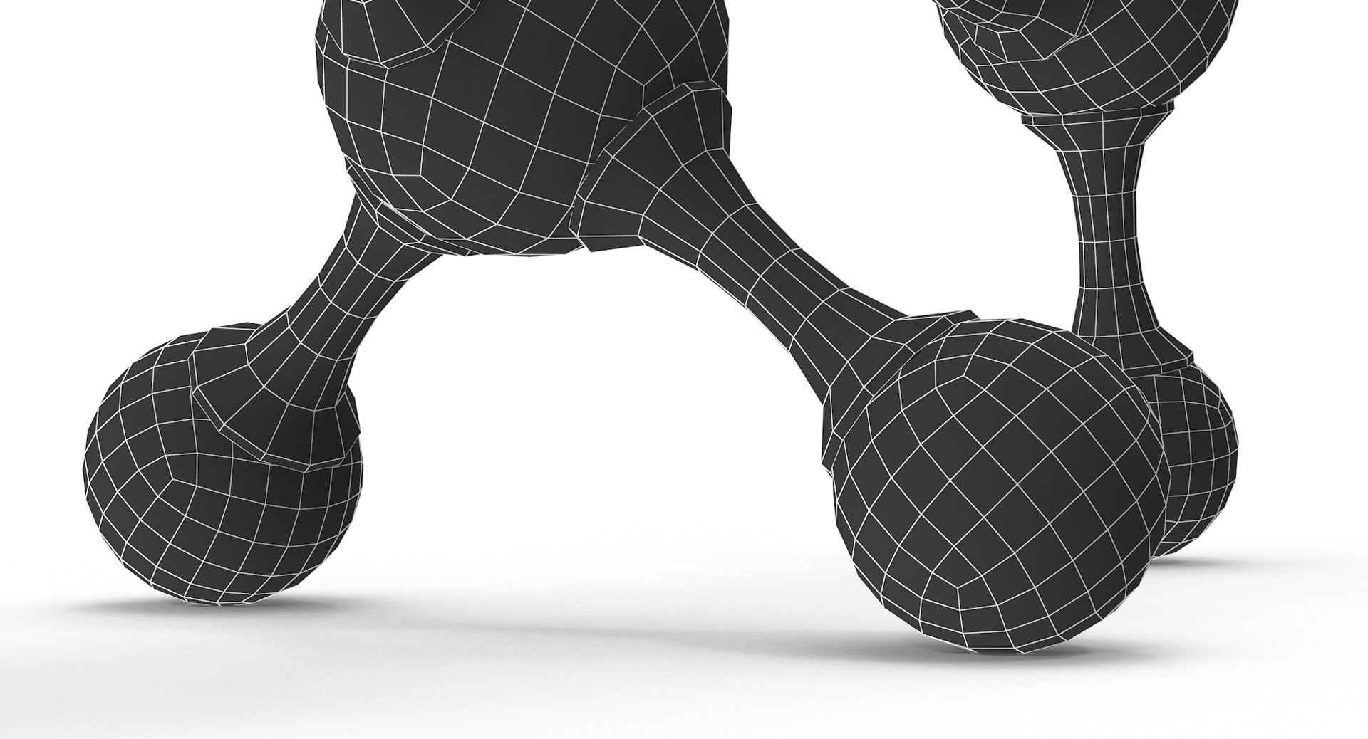 3D Butene Molecular Model - TurboSquid 1278504