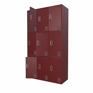 locker office02 pbr 3D model