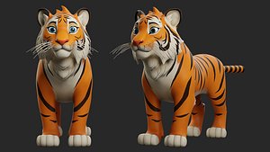 Stylized Tiger