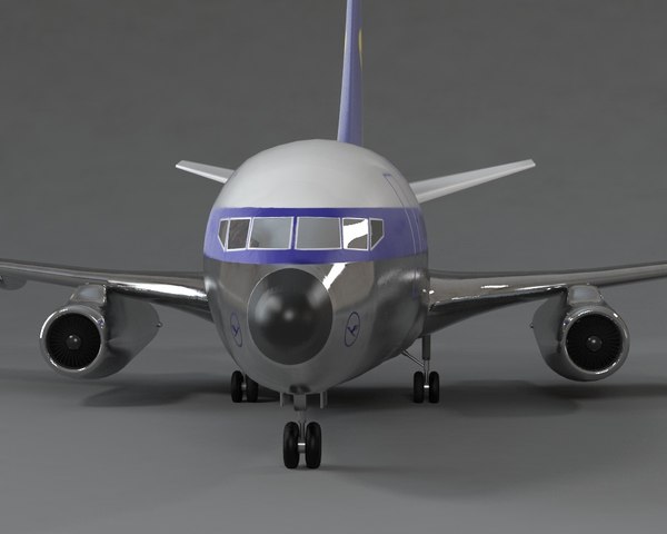 3d Boeing 737 100 Model