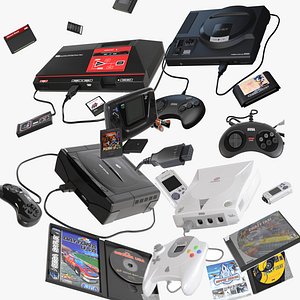 Sega Detailed Consoles Controllers Games and Accessories