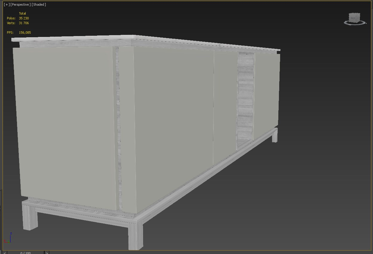 3D chest drawers model - TurboSquid 1299046