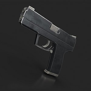 gun usp 3D model