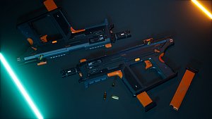 3D model Modern SMG