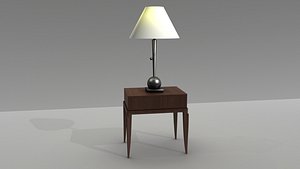 Table lamp with table unique