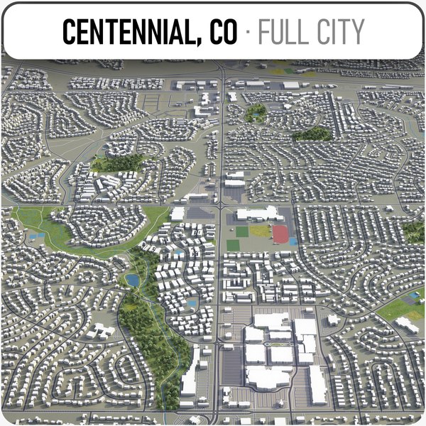 3D centennial surrounding -