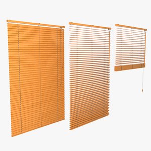 Wooden roller blinds model