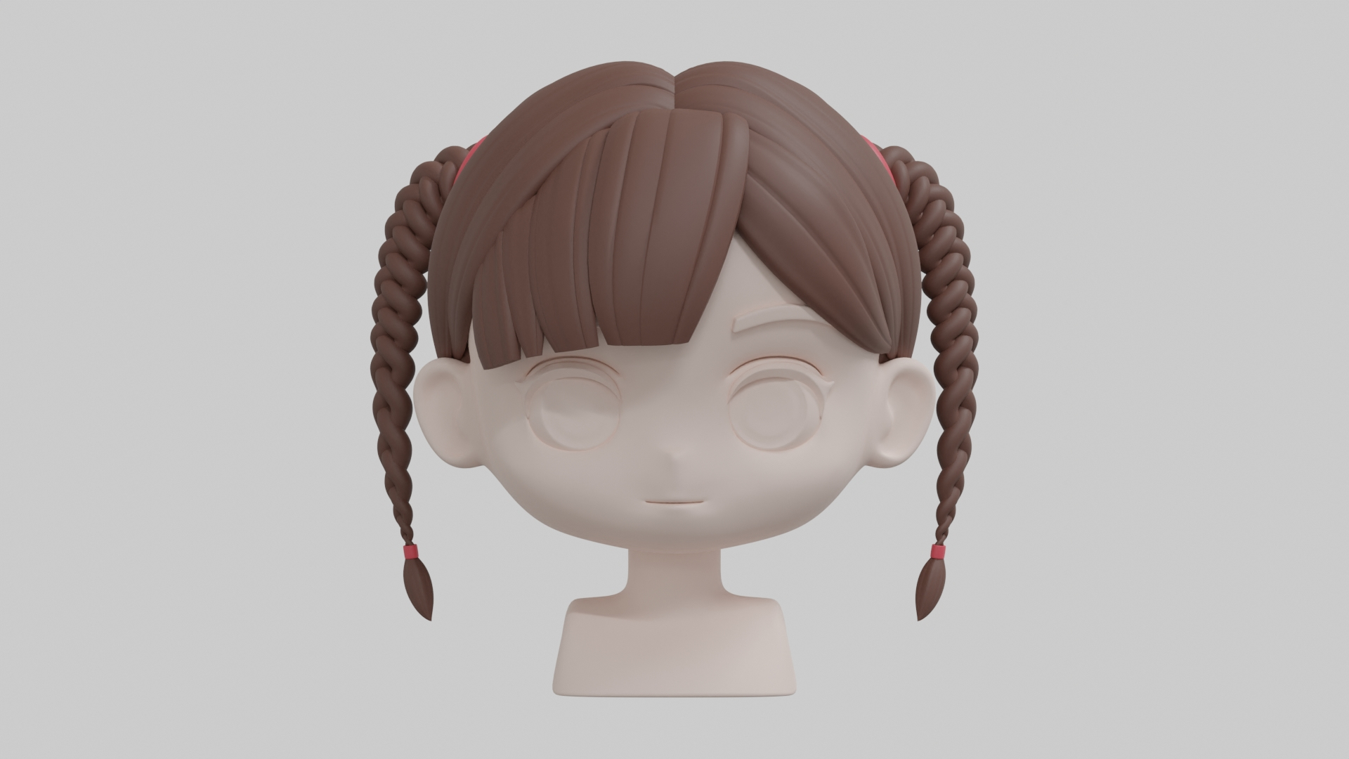 Female Hair Style Set 03 3D Model - TurboSquid 1966238