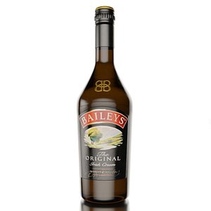 3D Baileys Irish Cream Alcohol Bottle