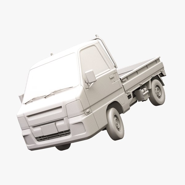 3D Subaru Sambar Kei Truck UT model