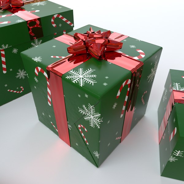 3D present 2 patterns - TurboSquid 1355904