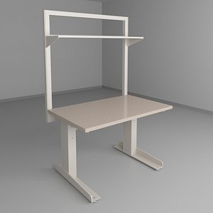height adjustable workbench 3d model
