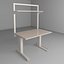 height adjustable workbench 3d model