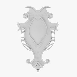 Cartouche Ornament 016 3D model