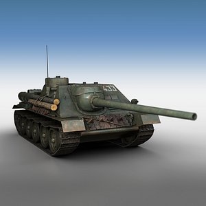 su-100 - tank 3D model