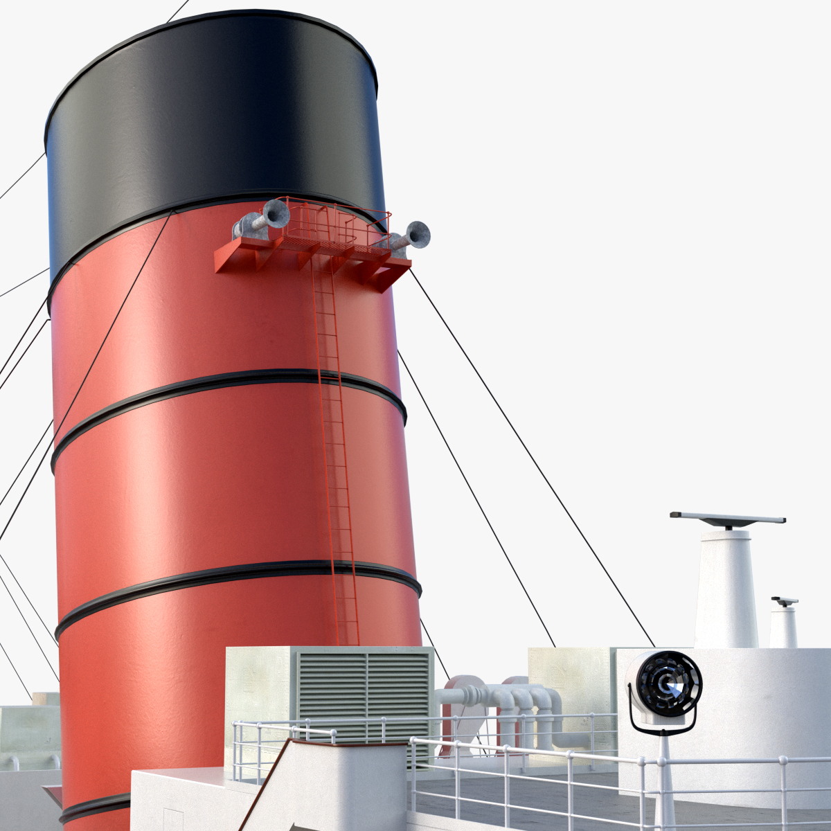 3d queen mary model