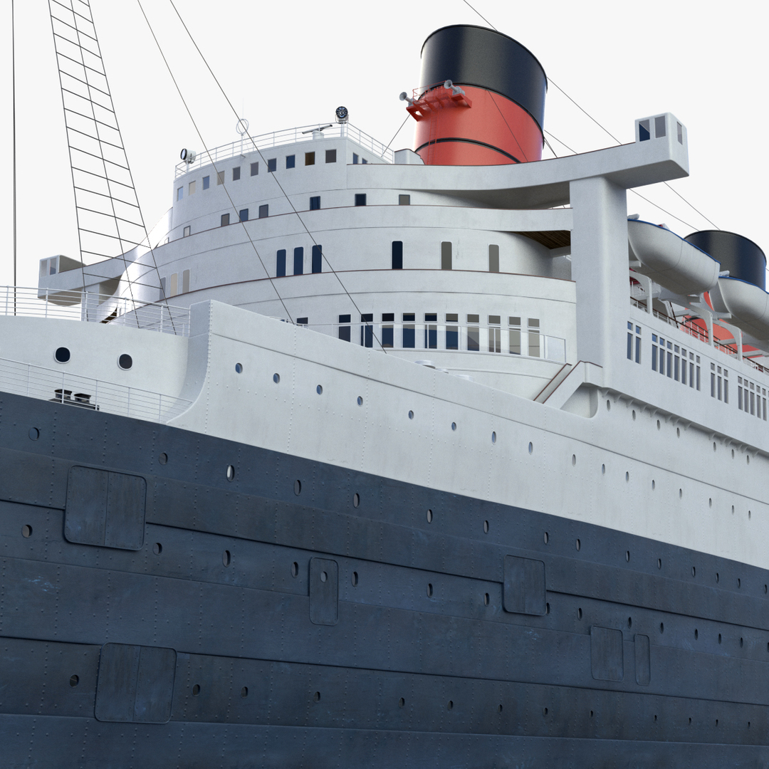 3d Queen Mary Model