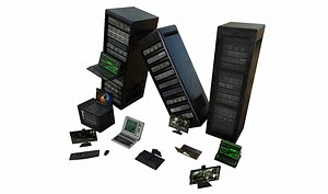 3D Tech Prop Pack model