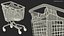 araven plastic shopping trolley 3D model