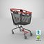 araven plastic shopping trolley 3D model