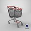 araven plastic shopping trolley 3D model