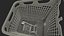 araven plastic shopping trolley 3D model