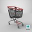araven plastic shopping trolley 3D model