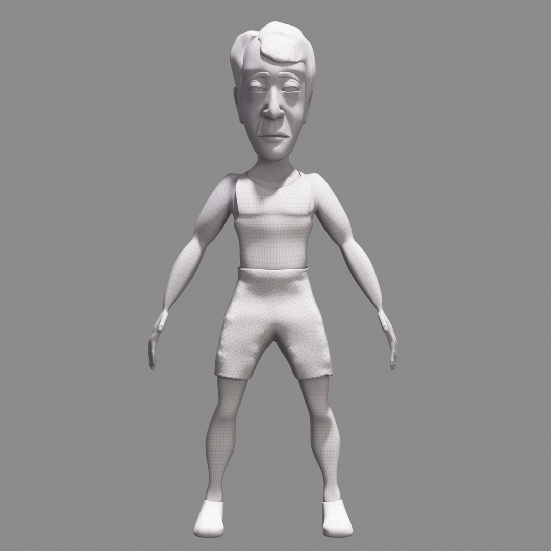 3d Model Stylized Character Rigged Cartoon