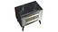 Comodino Vical Home PLISSE WOOD