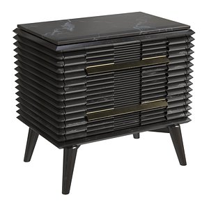 Vical Home PLISSE WOOD nightstand 3D