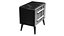 Comodino Vical Home PLISSE WOOD
