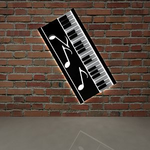 music piano 3D model