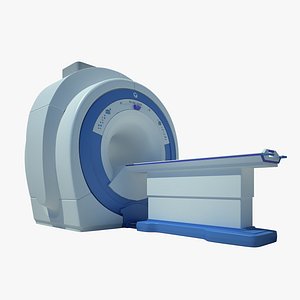 mri scanner scan 3d obj