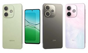OPPO A5 Vitality Edition All Colors Low Poly 3D model