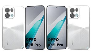 3D OPPO K15 Pro White model
