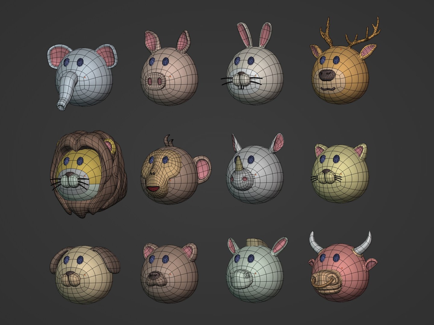3D model Cartooon Animals Pack https://p.turbosquid.com/ts-thumb/Wt/970Ulx/1k/i5/jpg/1674663497/1920x1080/fit_q87/b9d352ff2f67b3760bb3b6b8e7a8dfe2bf73d685/i5.jpg