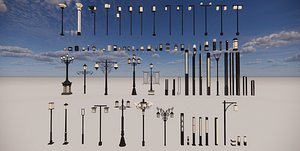 Street Lamps Collection-A6 model