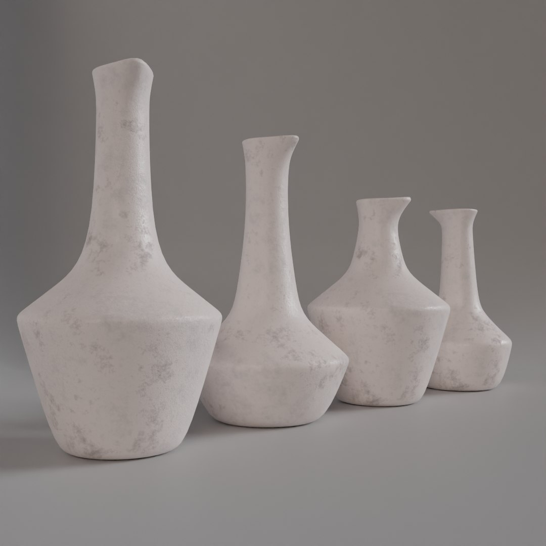 Rustic Vases Pack 2 3D - TurboSquid 2024471