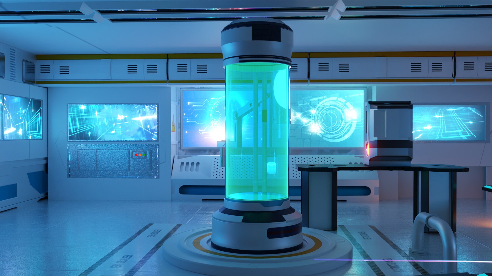 3D Scifi Laboratory 3D Model Model - TurboSquid 2262399