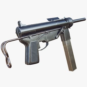 3D m3 grease gun 2 model