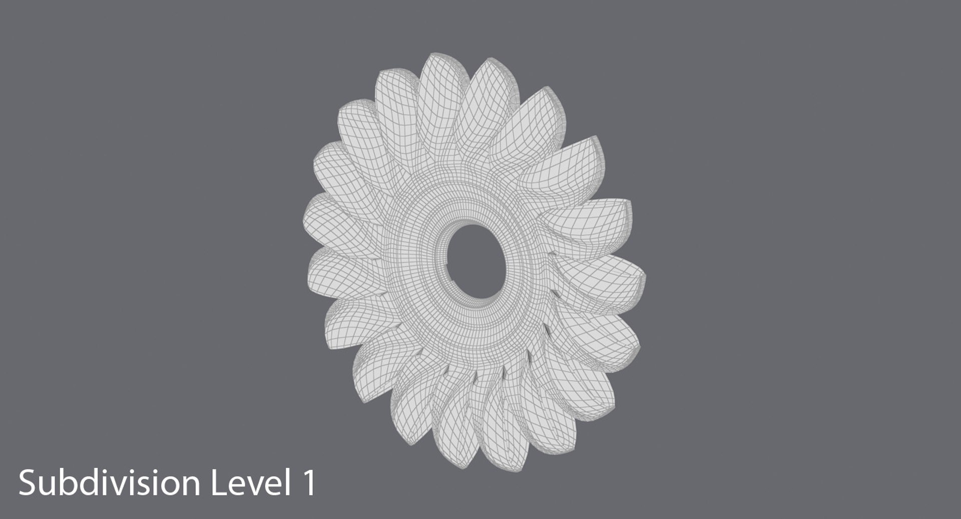 3d model water turbine