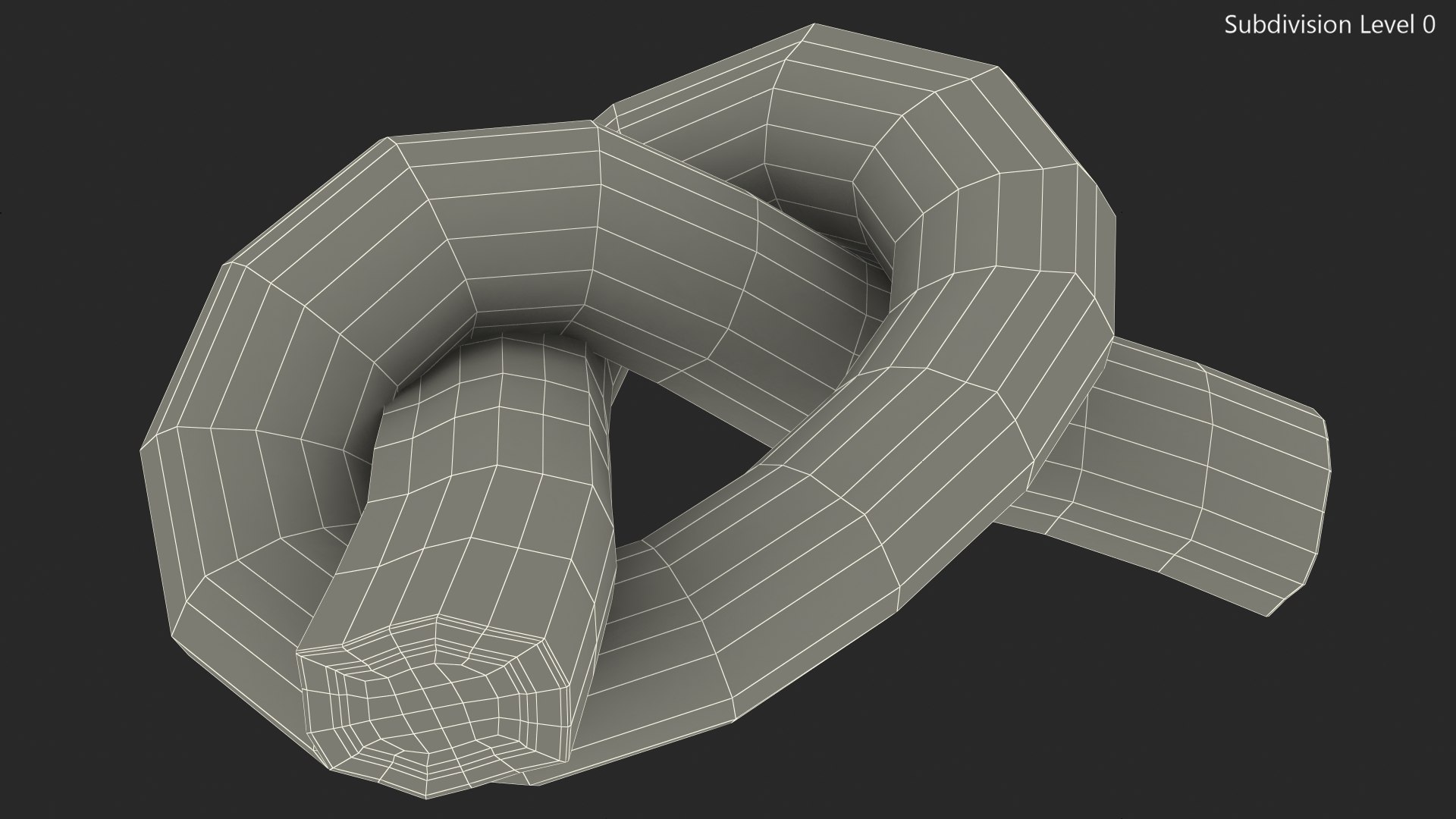 3D Green Licorice Rope Candy Tied In Knot Model - TurboSquid 1731384