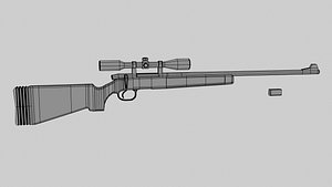 Low poly SSG69 model