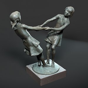Statue of dancing girls